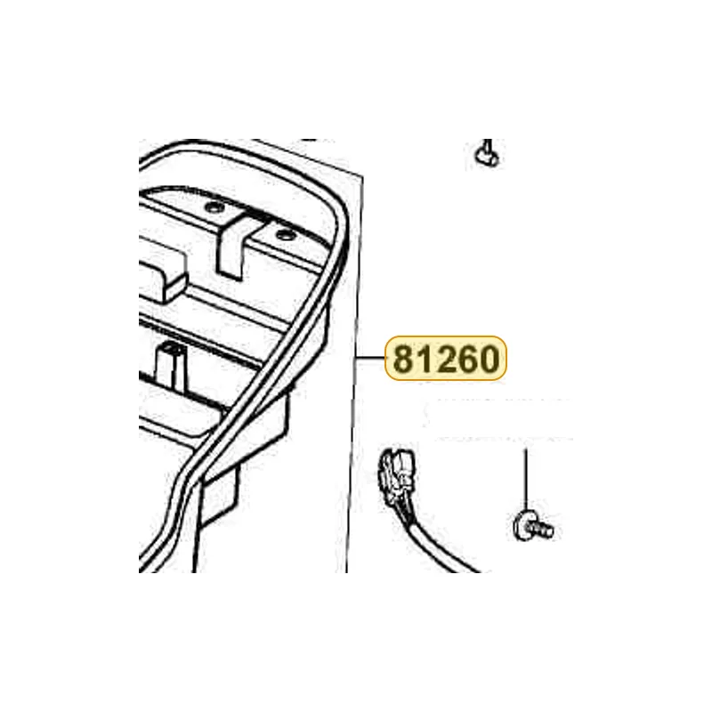 81260-KHE7-M30 BOX ASSY LUGGAGE — diagram cutout