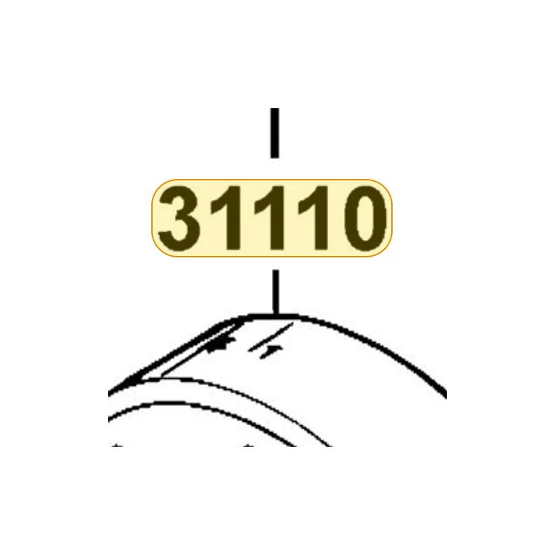 31110-KEB7-90B FLYWHEEL COMP (D406) — diagram cutout