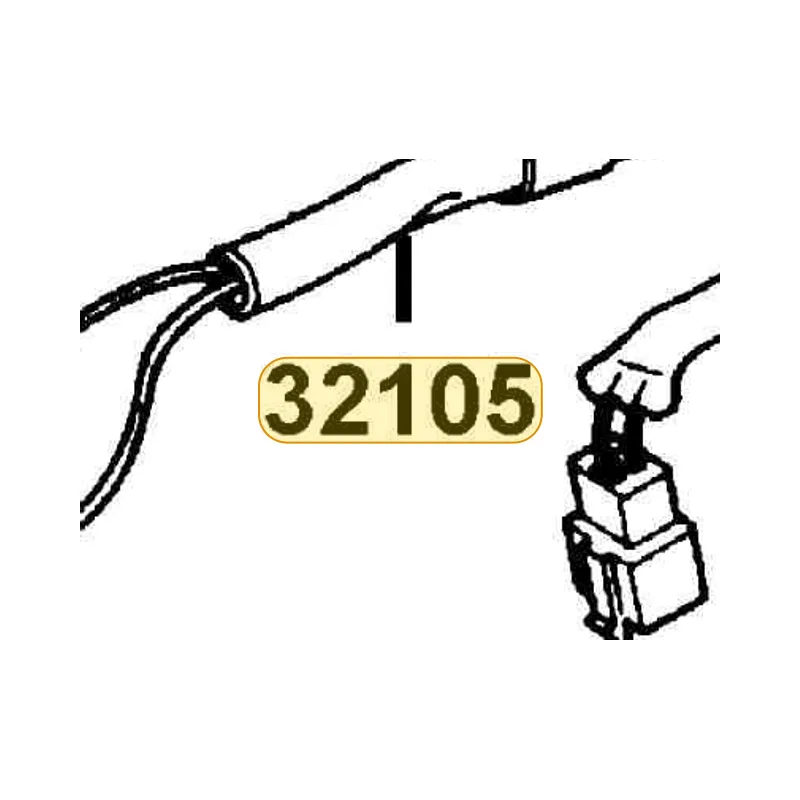 32105-KEB7-900 SUB HARNESS — diagram cutout