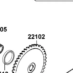 22102-KEB7-900 FACE DRIVE — diagram cutout