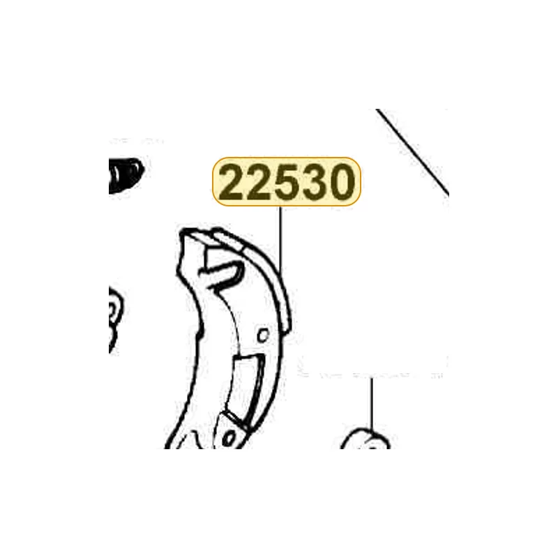 22530-GKAK-930 WEIGHT CLUTCH — diagram cutout
