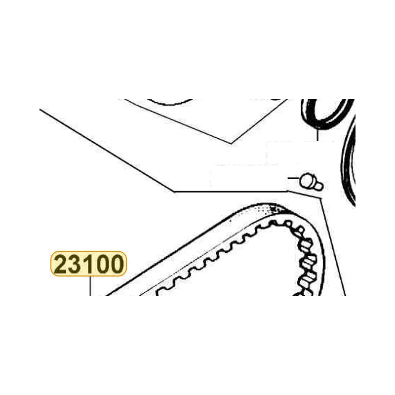 23100-KEB7-900 BELT DRIVE — diagram cutout