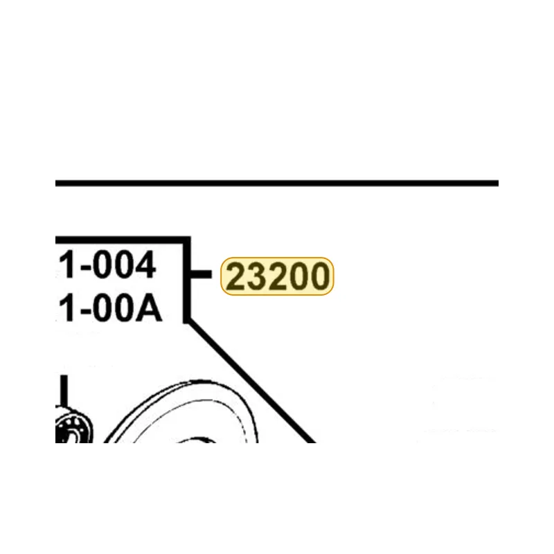 23200-GAR1-751 FACE ASSY DRIVEN — diagram cutout