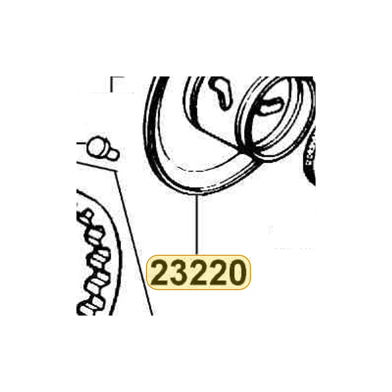 23220-GKAK-220 FACE COMP MOVABLE DRIVEN — diagram cutout