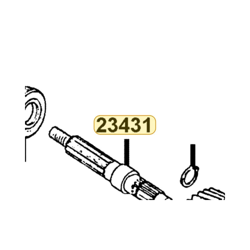23431-KNBN-901 SHAFT FINAL — diagram cutout