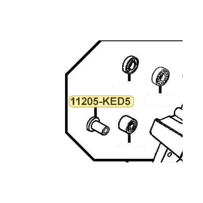 11205-KED5-900 BUSH M STAND — diagram cutout