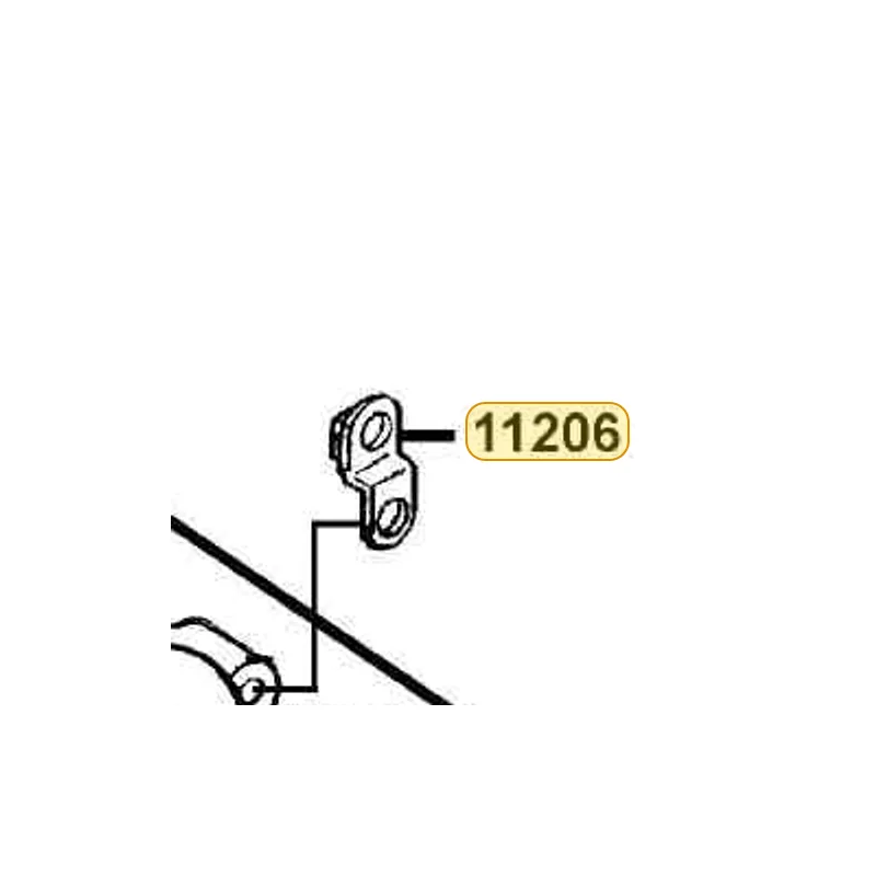 11206-KEB7-900 STAY RR FENDER — diagram cutout