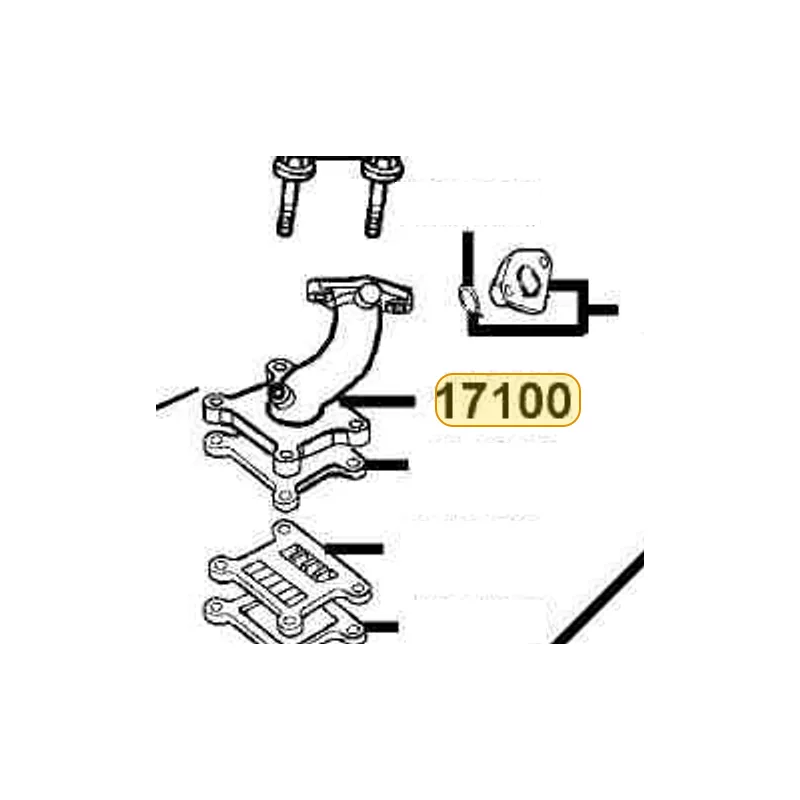 17100-KEB7-901 PIPE COMP INLET — diagram cutout