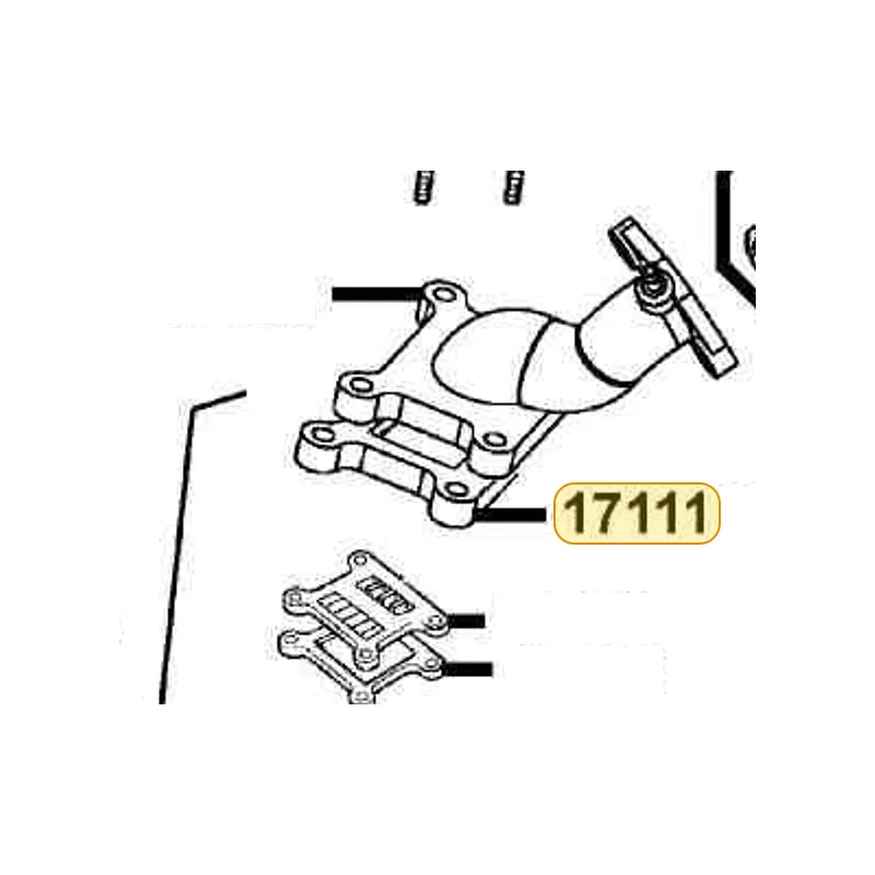 17111-KEB7-980 GASKET, INLET PIPE A A — diagram cutout