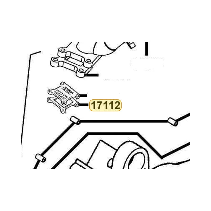 17112-KEB7-980 GASKET, INLET PIPE A B — diagram cutout