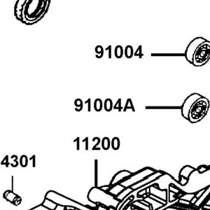 91004-KNBN-92A BRG BALL RADIAL 6203 SPC 17*40*12 — diagram cutout