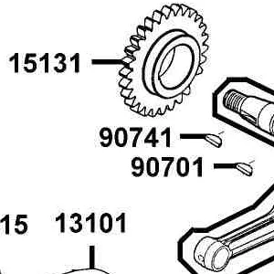 90741-0E35-001 KEY WOODRUFF — diagram cutout