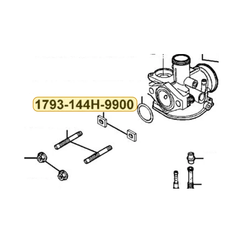 1793-144H-9900 HEX NUT — diagram cutout