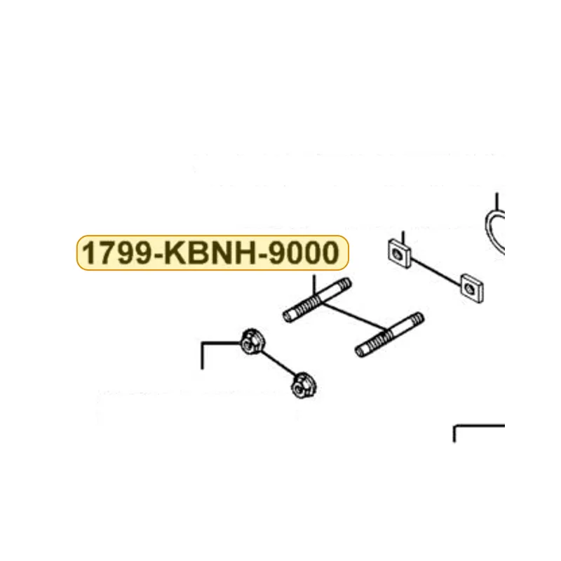1799-KBNH-9000 STUD BOLT — diagram cutout