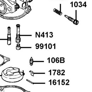 99101-116-0850 MAIN JET #85 — diagram cutout