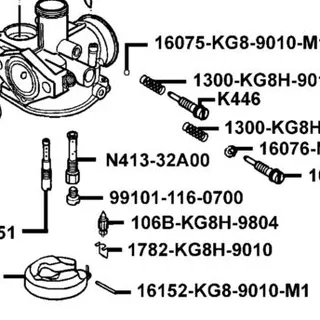 N413-32A00-invalid NEEDLE JET HOLDER — diagram cutout