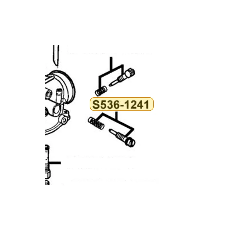 S536-1241 SCREW SET — diagram cutout