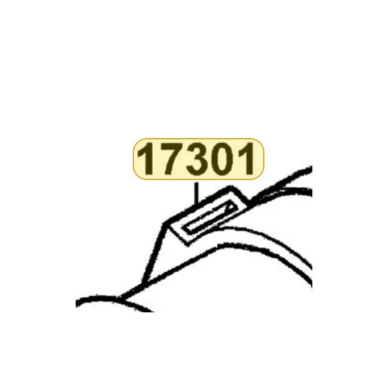 17301-KNBN-960 RUBBER CANISTER MOUNT — diagram cutout