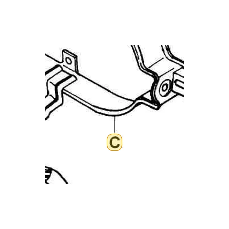 33121-KEB7-900 STAY MOUNT — diagram cutout