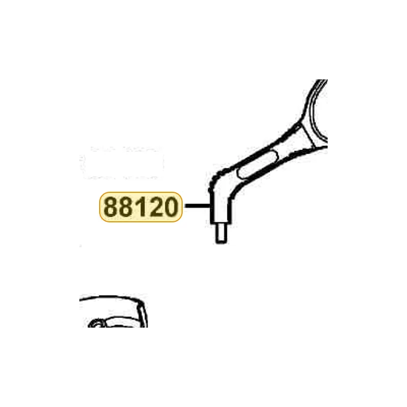 88120-KEB7-E00 MIRROR ASSY L BACK — diagram cutout