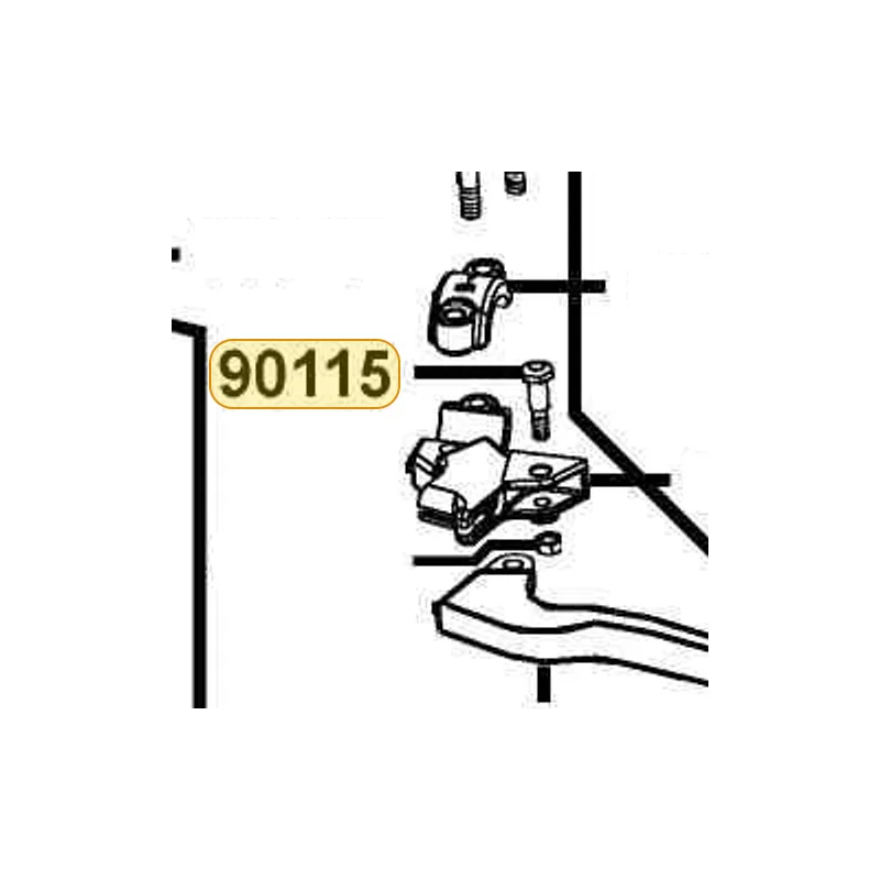 90115-GLE0-001 BOLT HNDL LEVER PIVOT — diagram cutout