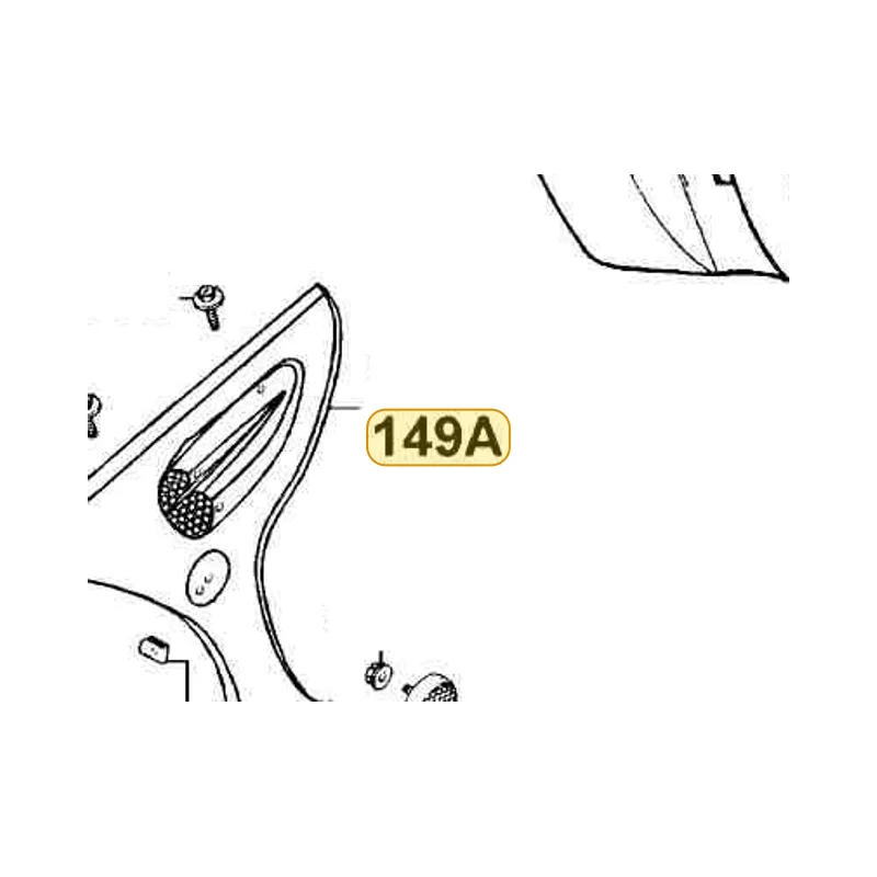 64305-KEB7-E00-N8P COVER L SIDE (Bright Silver) — diagram cutout