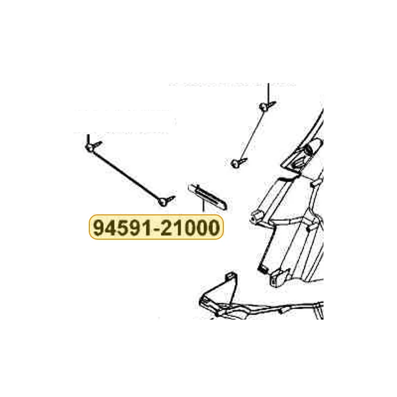 94591-21000 CLIP 2*100 — diagram cutout