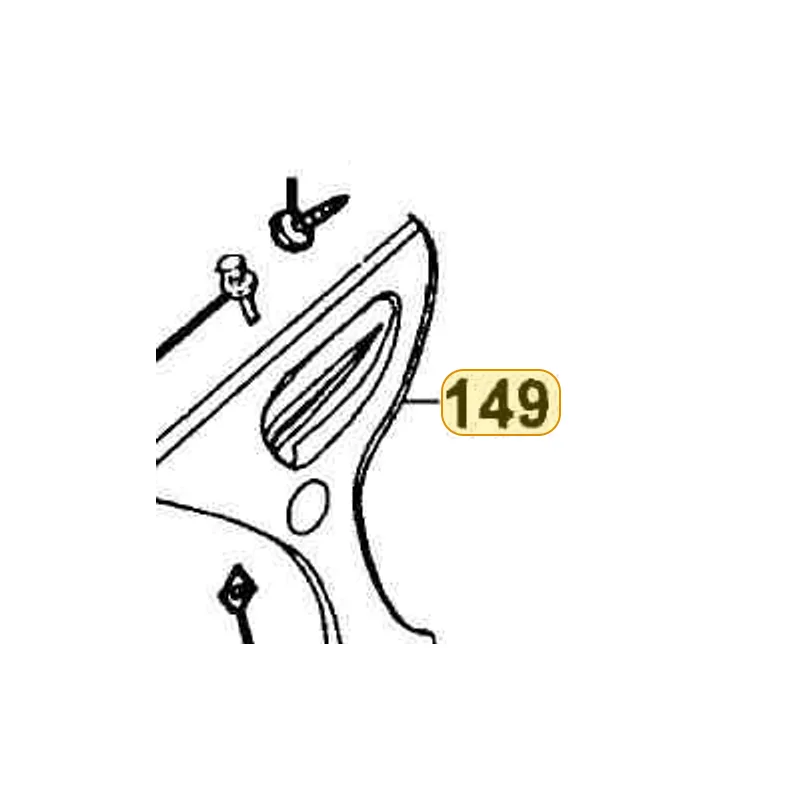 64305-KEB7-900-N1R COVER L SIDE (Black) — diagram cutout