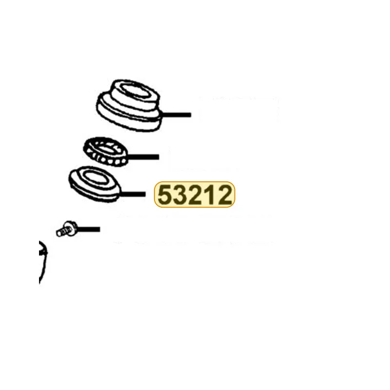 53212-GHC8-004 RACE (STRG BOTTOM) CONE — diagram cutout