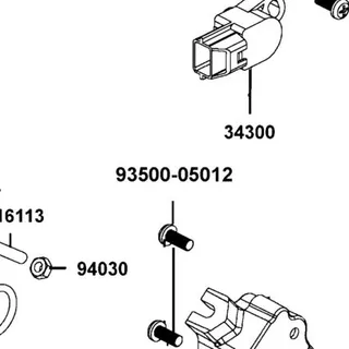 93500-05012-0F SCREW PAN 5X12 — diagram cutout