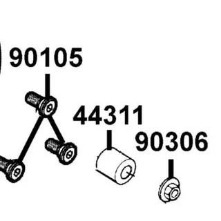 44311-GLW0-911 COLLAR FR WHEEL SIDE — diagram cutout