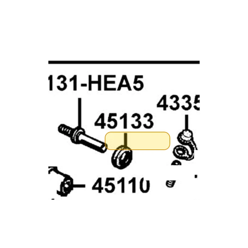 45131-HEA5-67A PIN BOLT A — diagram cutout
