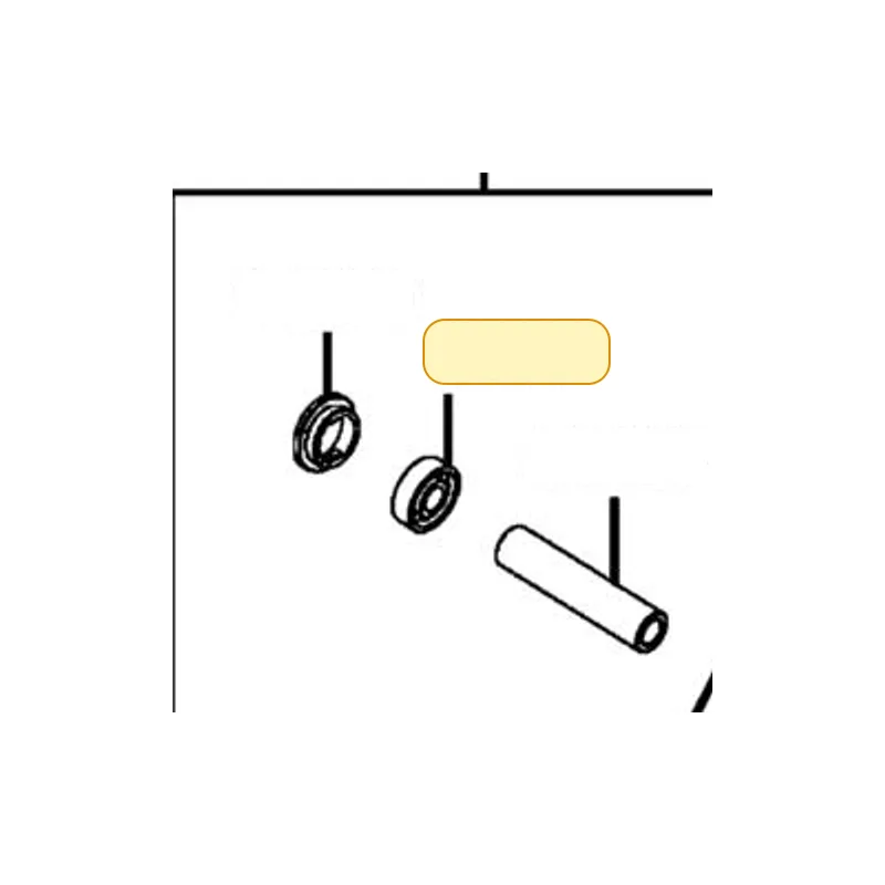 90912-GHC8-00D BEARING — diagram cutout