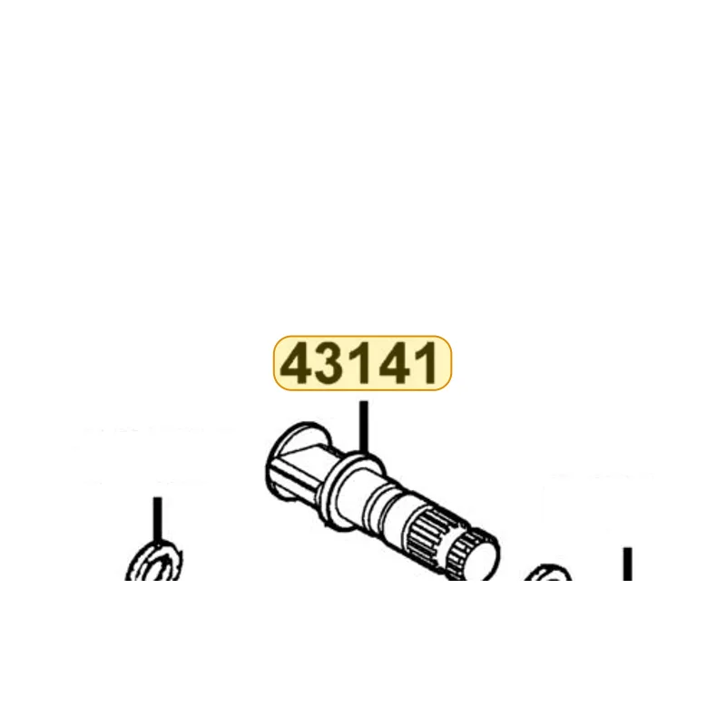 43141-GKAK-901 CAM RR BRAKE — diagram cutout