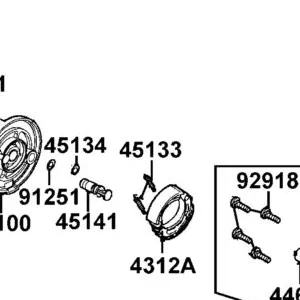 45133-0H28-001 SPRING BRAKE SHOE — diagram cutout
