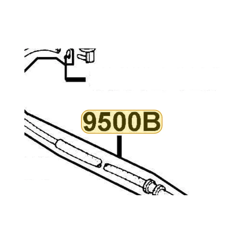 9500B-KEB7-E00 TUBE ASSY VACUUM — diagram cutout
