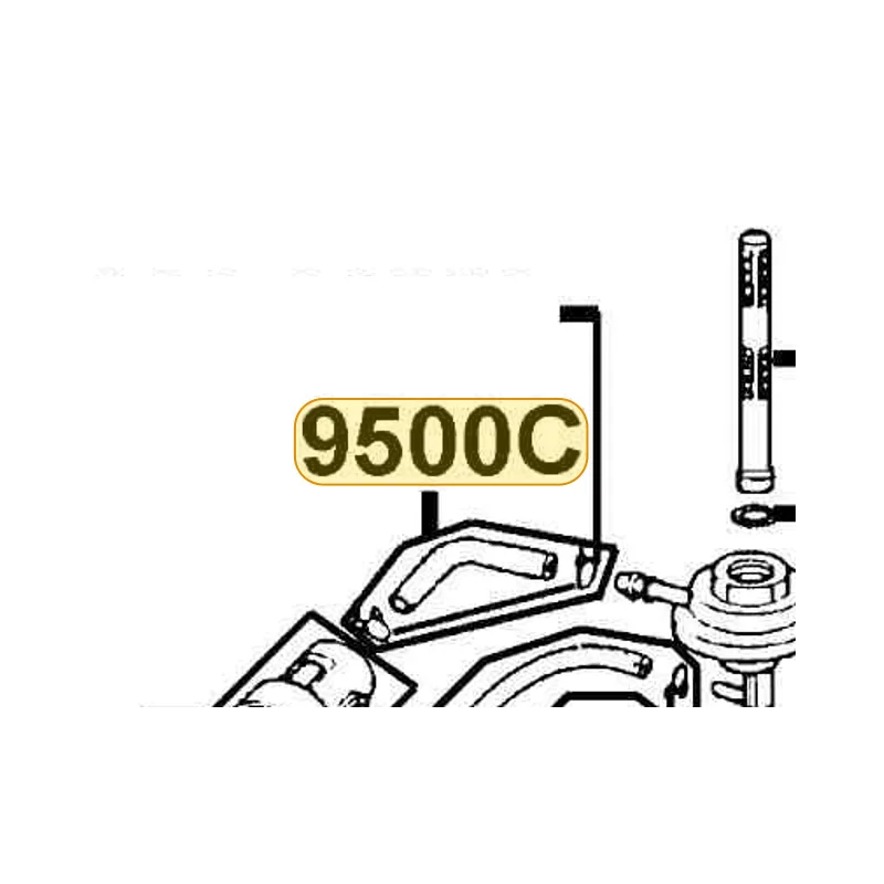 9500C-KEB7-900 TUBE ASSY FUEL — diagram cutout