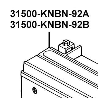 31500-KNBN-92A BATTERY YTX5L-BS — diagram cutout