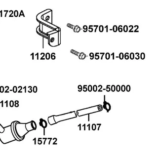 95002-50000 CLIP C9 TUBE