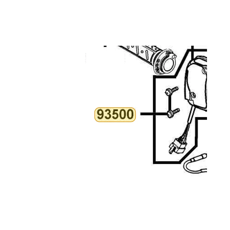93500-KGBG-900 SCREW TAPPING M 5*25L — diagram cutout