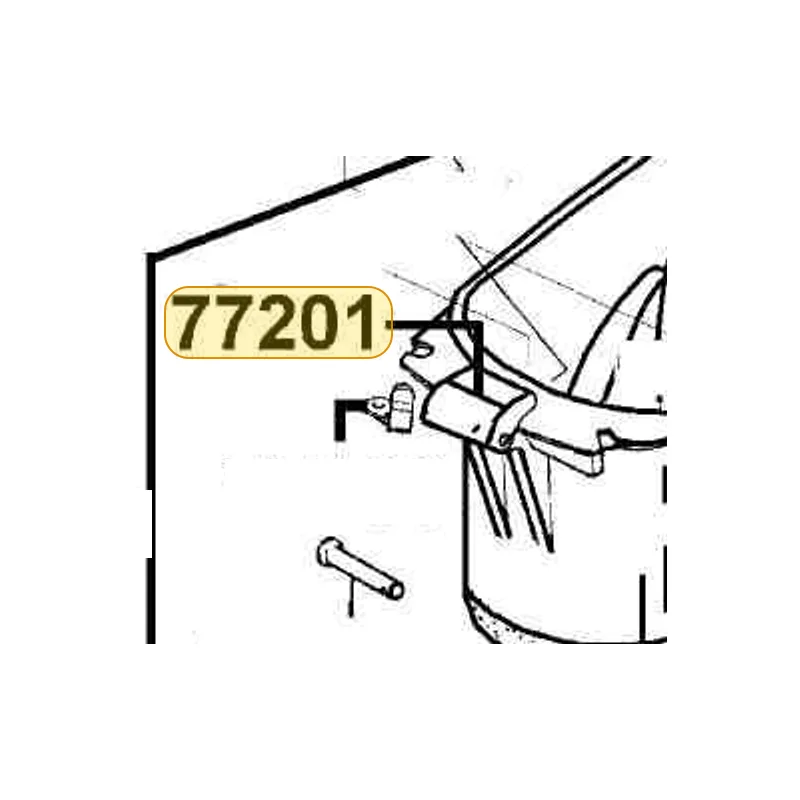 77201-GFS6-001 HINGE SEAT — diagram cutout