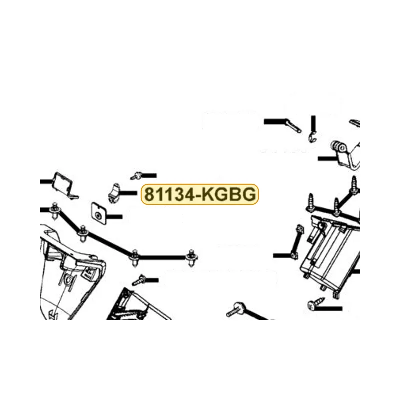 81134-KBG-9000 HOOK LUGGAGE — diagram cutout