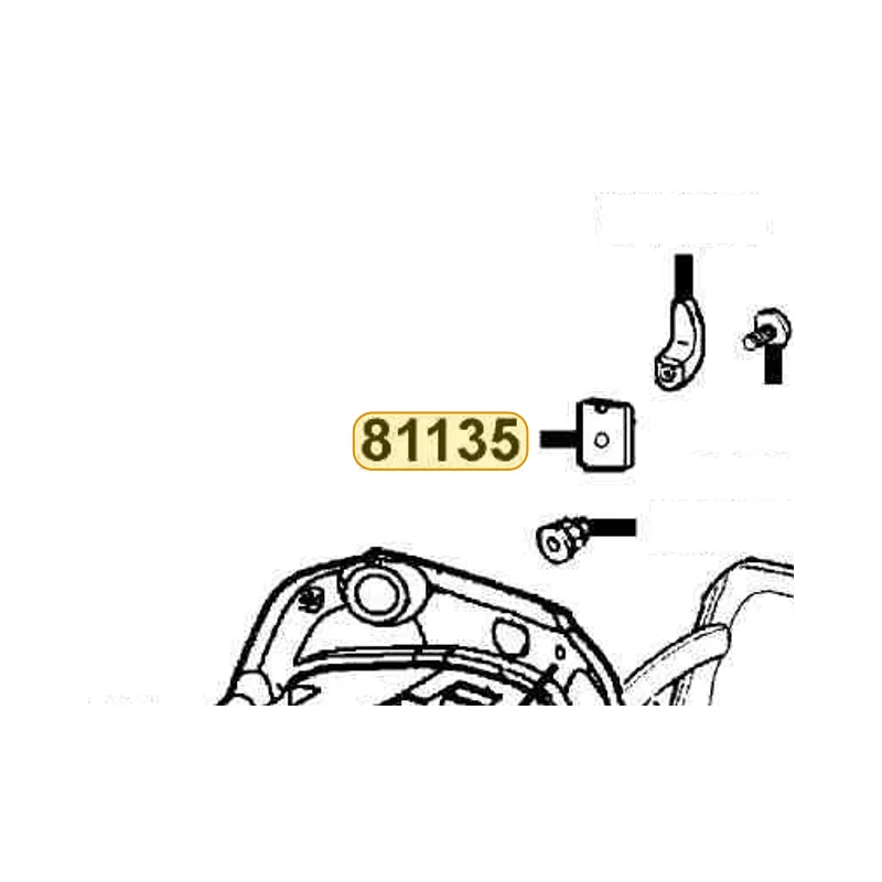 81135-KGBG-900 STAY LUGGAGE HOOK — diagram cutout
