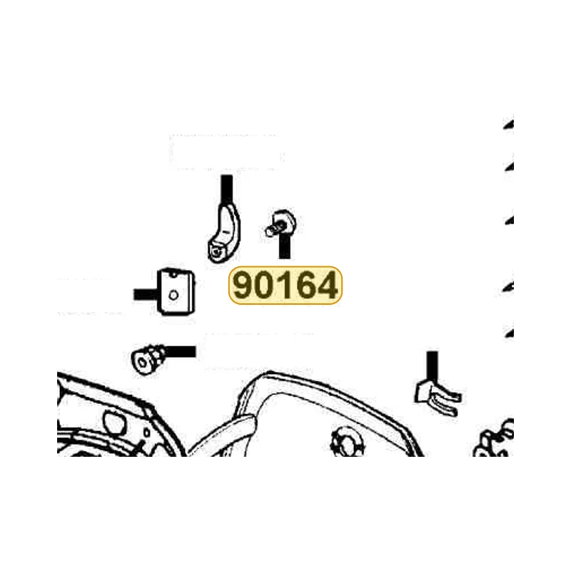 90164-KGBG-900 SCREW SPECIAL 6MM — diagram cutout