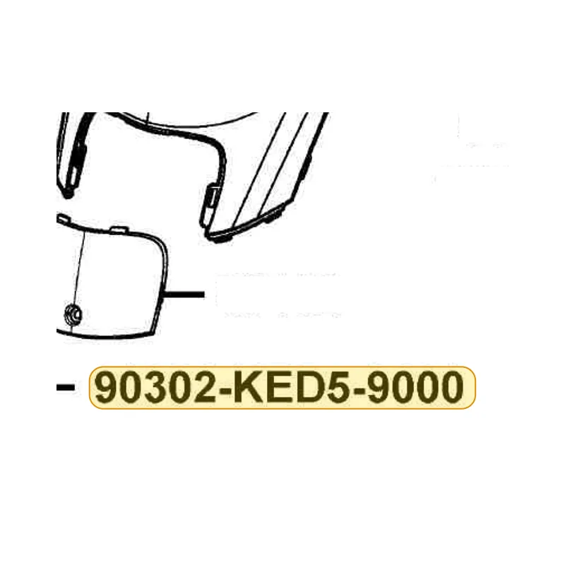 90302-KED5-900 BOLT PAN 5X11 (G) — diagram cutout
