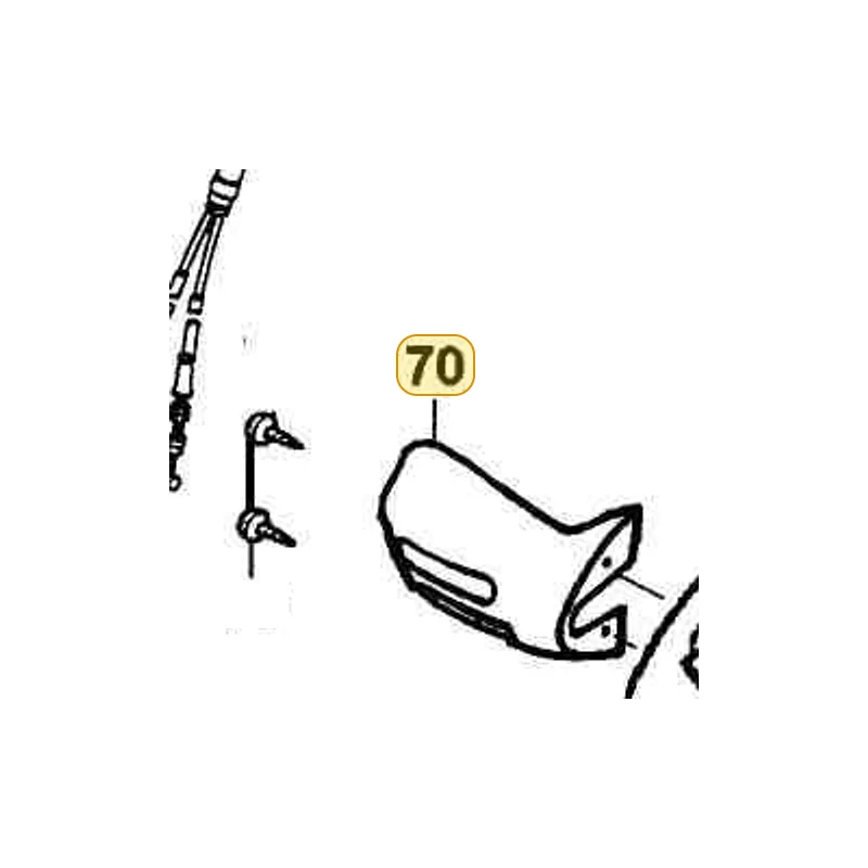 5322A-KEB7-900-N1C PROTECTOR ASSY R HANDLE **9000-RR139G — diagram cutout