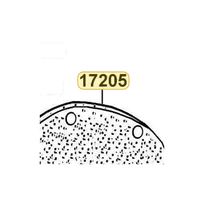 17205-KEB7-900 ELEMENT AIR/C — diagram cutout