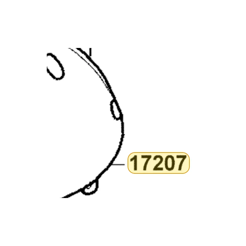 17207-KEB7-900 COVER AIR/C — diagram cutout