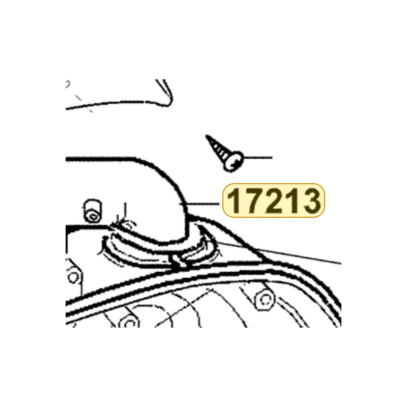 17213-KEB7-900 DUCT AIR/C INLET — diagram cutout