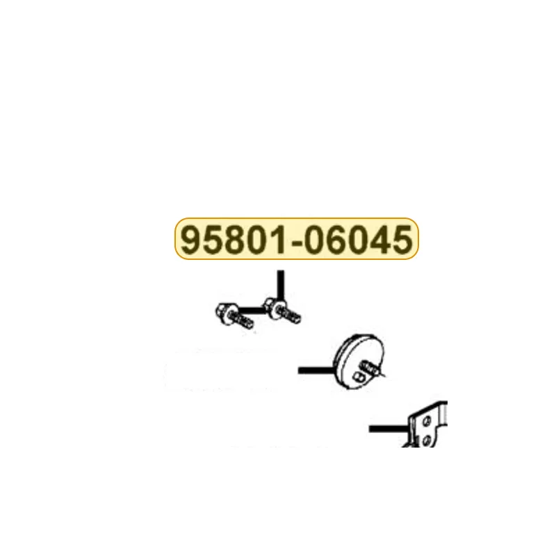 95801-06045-06 BOLT FLANGE 6X45 — diagram cutout